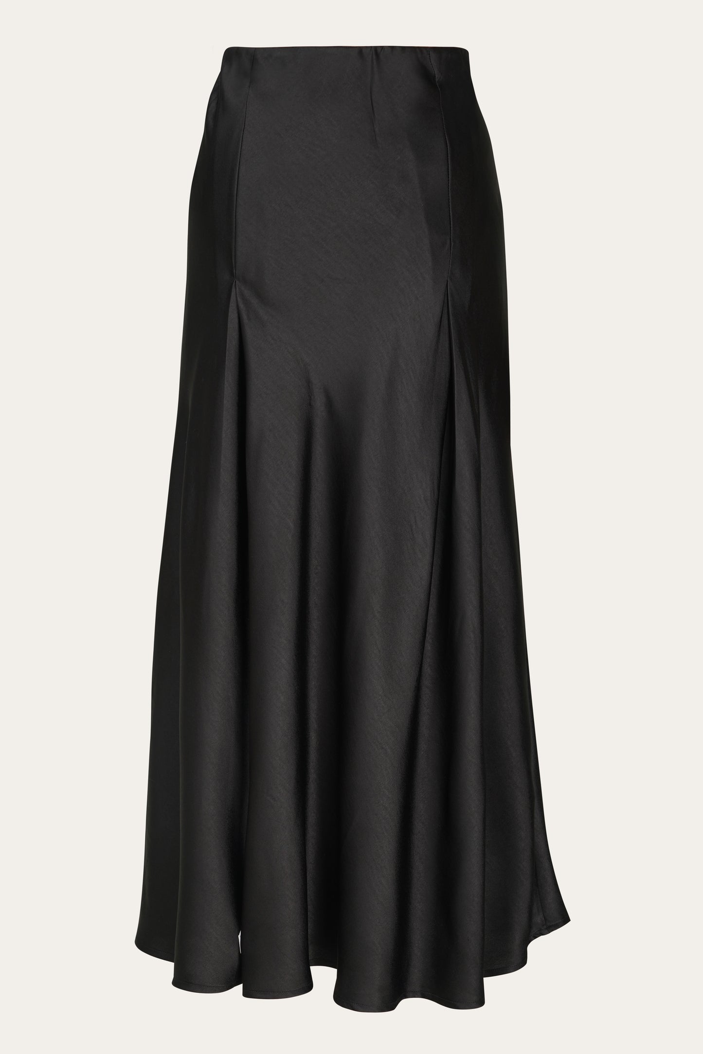 Malli Bias-Cut Satin Skirt