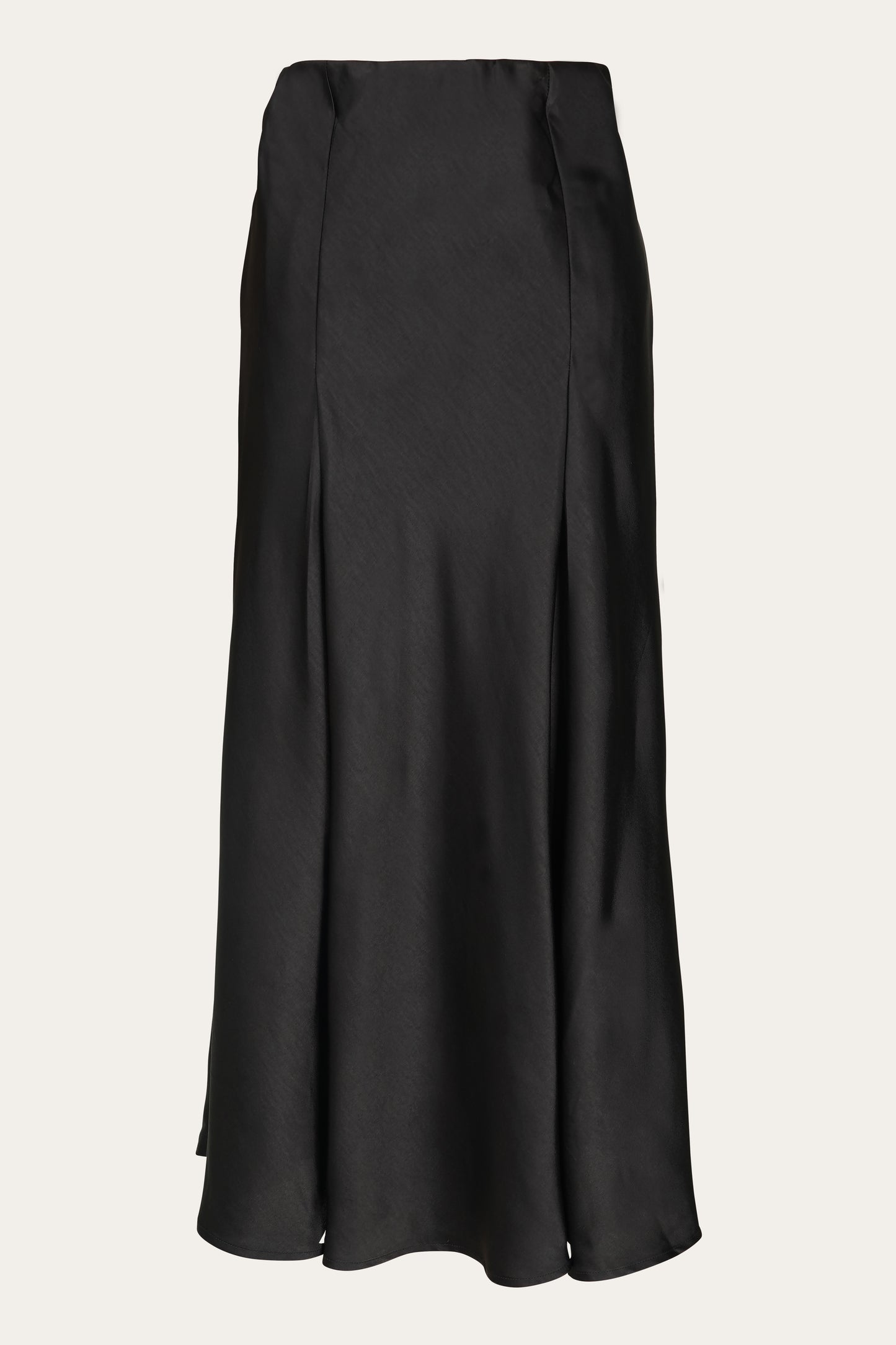 Malli Bias-Cut Satin Skirt