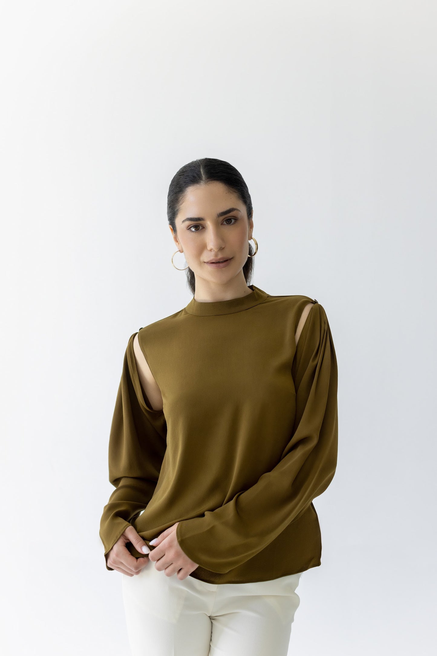 Malli Mock Neck – Detach Sleeve