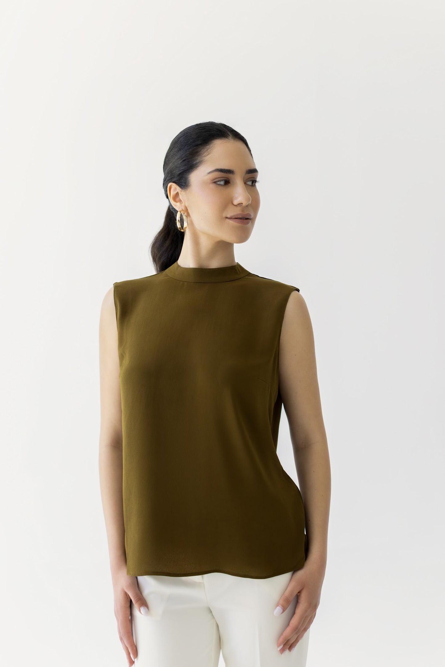 Malli Mock Neck – Detach Sleeve